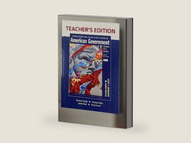 American Government - Stories of a Nation - Teacher's Edition - Presidential Election Update by Benwari Singh | barcode:9781319358280 | source:'9781319358280-right-three-quarter.jpg