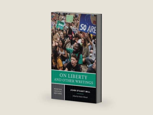 On Liberty and Other Writings (Norton Critical Editions) by John Stuart Mill | barcode:9781324045755 | source:'9781324045755-right-three-quarter.jpg