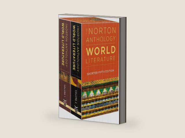 The Norton Anthology of World Literature: Shorter Edition (Volumes 1) by Martin Puchner | barcode:9781324063421 | source:'9781324063421-right-three-quarter.jpg