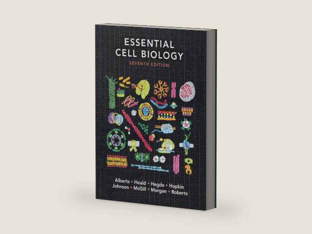 Essential Cell Biology by Bruce Alberts | barcode:9781324126843 | source:'9781324126843-right-three-quarter.jpg