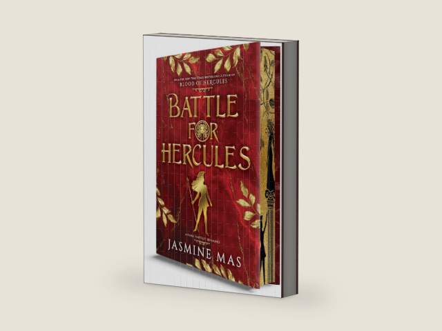 Battle for Hercules (Deluxe Limited Edition): the highly anticipated third instalment in the dark romantasy TikTok sensation that began with BLOOD OF HERCULES (Villains of Lore, 3) by Jasmine Mas | barcode:9781335146991 | source:'9781335146991-right-three-quarter.jpg