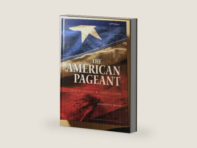 The American Pagent AP Edition, 17th edition by Kennedy/Cohen | barcode:9781337915571 | source:'9781337915571-right-three-quarter.jpg
