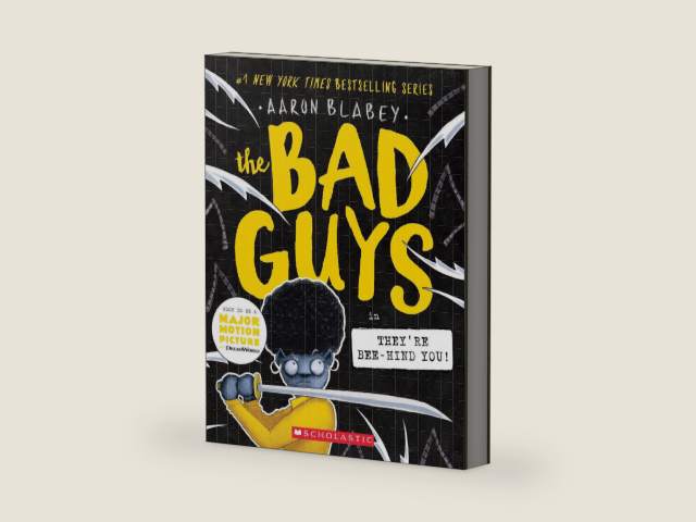 The Bad Guys in They're Bee-Hind You! (The Bad Guys #14) (14) by Aaron Blabey | barcode:9781338329544 | source:'9781338329544-right-three-quarter.jpg
