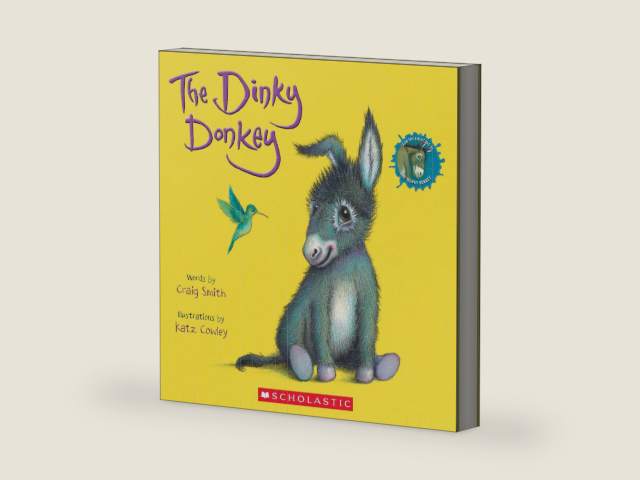 The Dinky Donkey (A Wonky Donkey Book) by Craig Smith | barcode:9781338600834 | source:'9781338600834-right-three-quarter.jpg