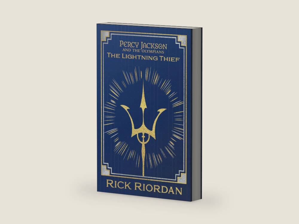 Percy Jackson and the Olympians The Lightning Thief Deluxe Collector's Edition by Rick Riordan | barcode:9781368101028 | source:'9781368101028-right-three-quarter.jpg
