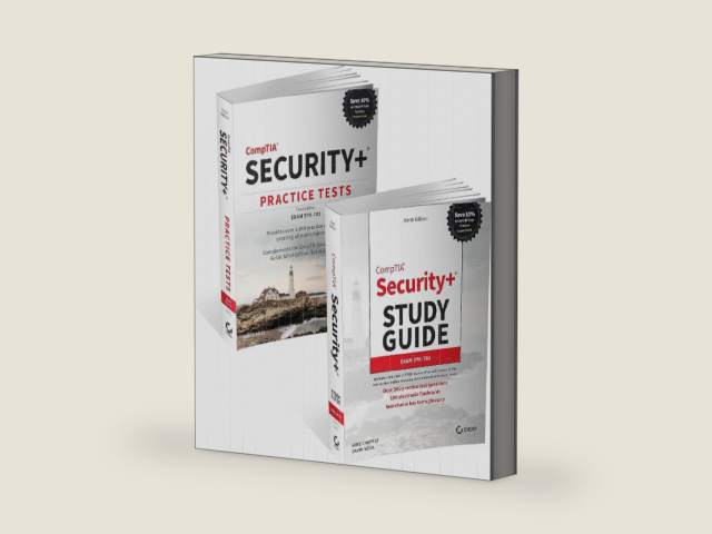 CompTIA Security+ Certification Kit: Exam SY0-701 (Sybex Study Guide) by Mike Chapple | barcode:9781394211449 | source:'9781394211449-right-three-quarter.jpg