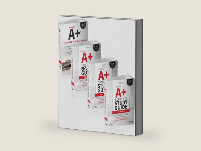 CompTIA A+ Complete Certification Kit: Core 1 Exam 220-1201 and Core 2 Exam 220-1202 (Sybex Study Guide) by Quentin Docter | barcode:9781394350056 | source:'9781394350056-right-three-quarter.jpg