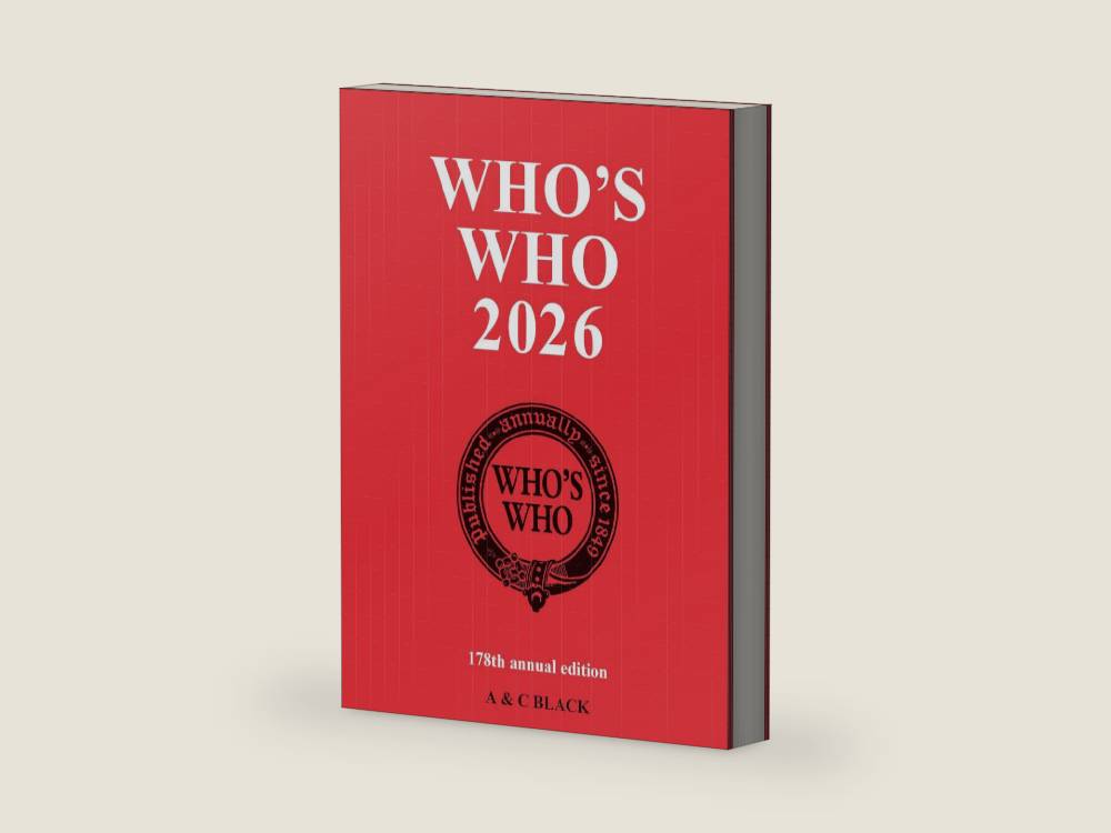 Who's Who 2026 by A&C Black | barcode:9781399425476 | source:'9781399425476-right-three-quarter.jpg