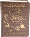 God Is With You Every Day, Deluxe Leathersoft over Board: Daily Devotions of Hope and Comfort for When Life Feels Uncertain (A 365-Day Devotional) by Max Lucado | barcode:9781400209965 | source:'9781400209965.jpg