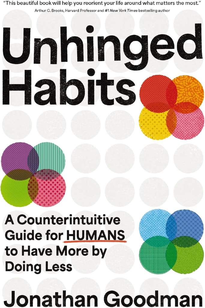 Unhinged Habits: A Counterintuitive Guide for Humans to Have More by Doing Less by Jonathan Goodman | barcode:9781400253432 | source:'9781400253432.jpg