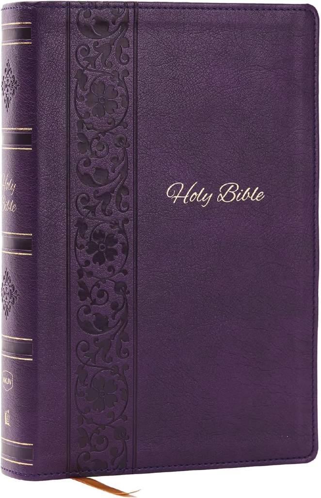 NKJV Bible: Personal Size Giant Print, Purple Leathersoft, Holy Bible, Red Letter, Comfort Print: New King James Version by Thomas Nelson | barcode:9781400346332 | source:'9781400346332.jpg