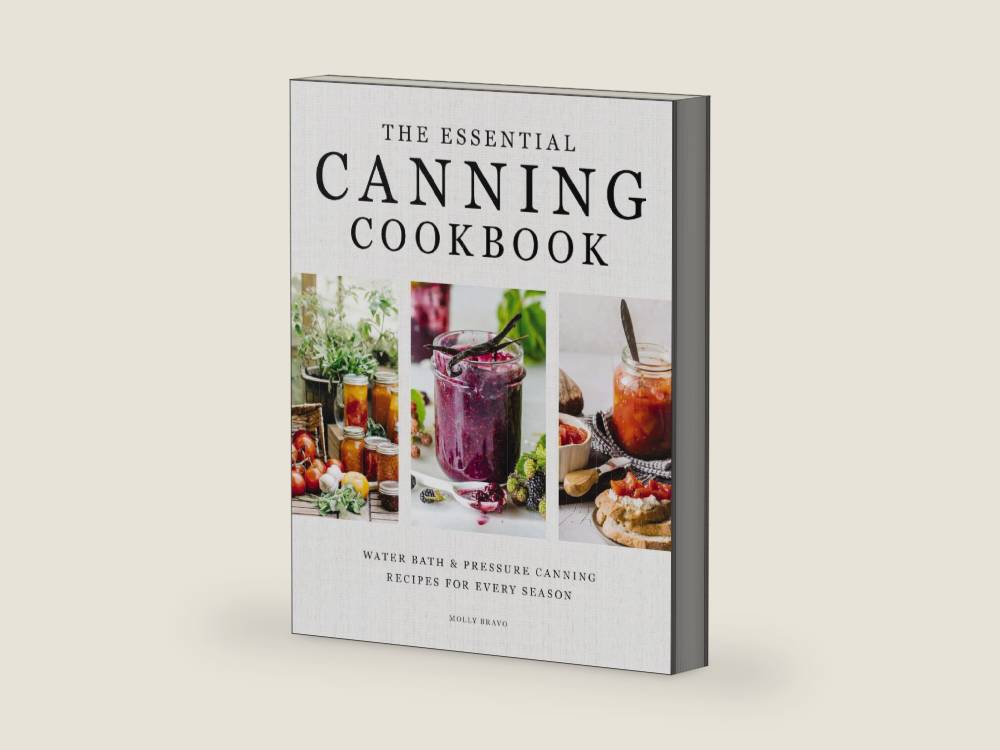 The Essential Canning Cookbook: Water Bath and Pressure Canning Recipes for Every Season by Molly Bravo | barcode:9781400352012 | source:'9781400352012-right-three-quarter.jpg