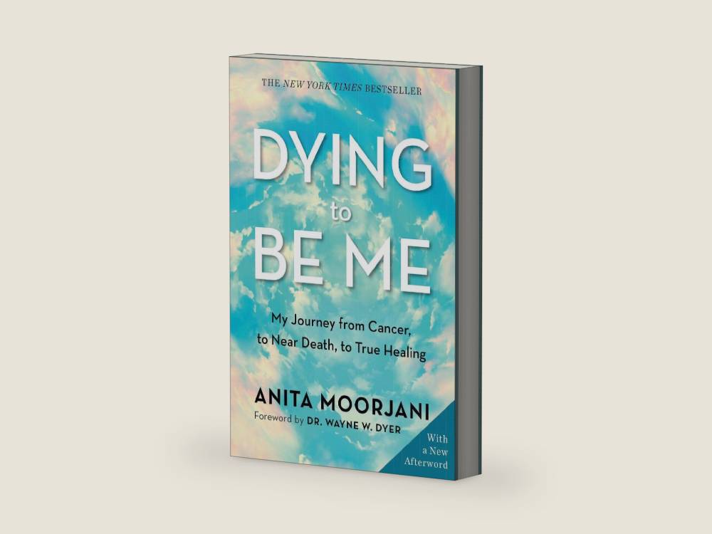 Dying to Be Me: My Journey from Cancer, to Near Death, to True Healing by Anita Moorjani | barcode:9781401960964 | source:'9781401960964-right-three-quarter.jpg