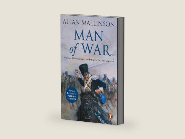 Man Of War: A thrilling and action-packed military adventure from bestselling author Allan Mallinson that will make you feel you are in the midst of the battle (Matthew Hervey Book 9) by Allan Mallinson | barcode:9781407068541 | source:'9781407068541-right-three-quarter.jpg
