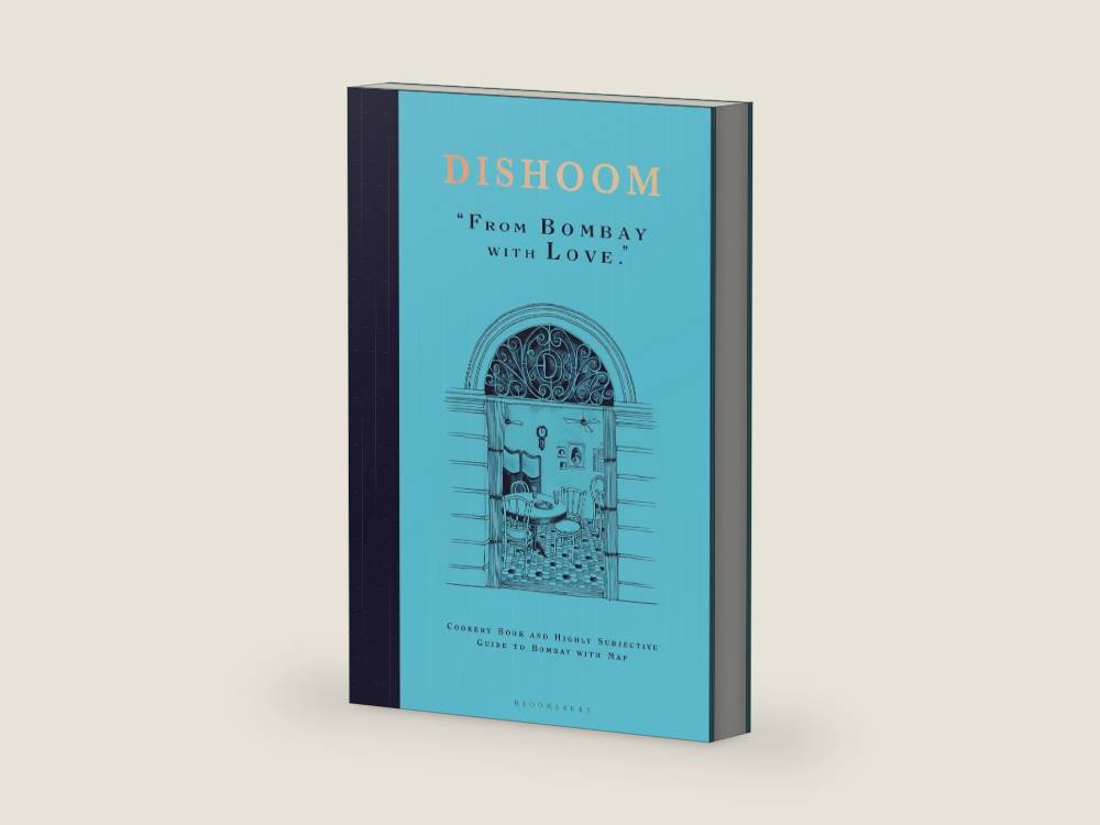 Dishoom: The first ever cookbook from the much-loved Indian restaurant by Shamil Thakrar | barcode:9781408890677 | source:'9781408890677-right-three-quarter.jpg