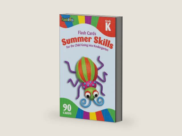 Summer Skills Flash Cards Grade K (Flash Kids Summer Skills) by Flash Kids Editors | barcode:9781411427402 | source:'9781411427402-right-three-quarter.jpg