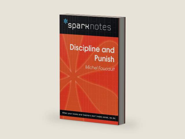 Discipline and Punish (SparkNotes Philosophy Guide) by SparkNotes | barcode:9781411473096 | source:'9781411473096-right-three-quarter.jpg