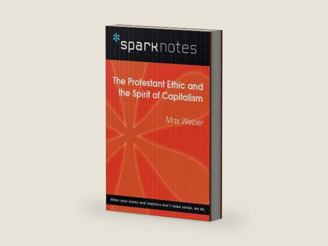 The Protestant Ethic and the Spirit of Capitalism (SparkNotes Philosophy Guide) by SparkNotes | barcode:9781411473539 | source:'9781411473539-right-three-quarter.jpg