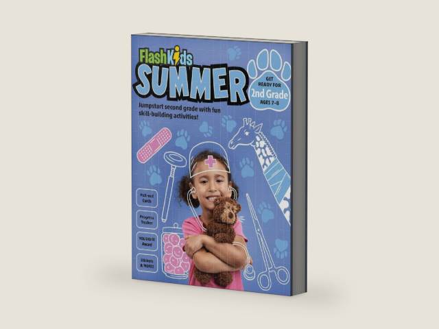 Flash Kids Summer: 2nd Grade (Summer Study) by Flash Kids Editors | barcode:9781411480650 | source:'9781411480650-right-three-quarter.jpg