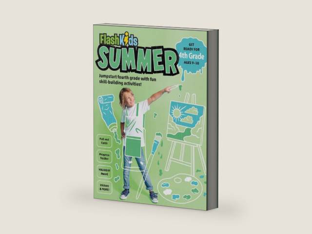 Flash Kids Summer: 4th Grade (Summer Study) by Flash Kids Editors | barcode:9781411480674 | source:'9781411480674-right-three-quarter.jpg