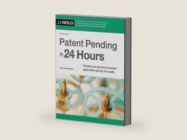 Patent Pending in 24 Hours by Richard Stim Attorney | barcode:9781413332117 | source:'9781413332117-right-three-quarter.jpg