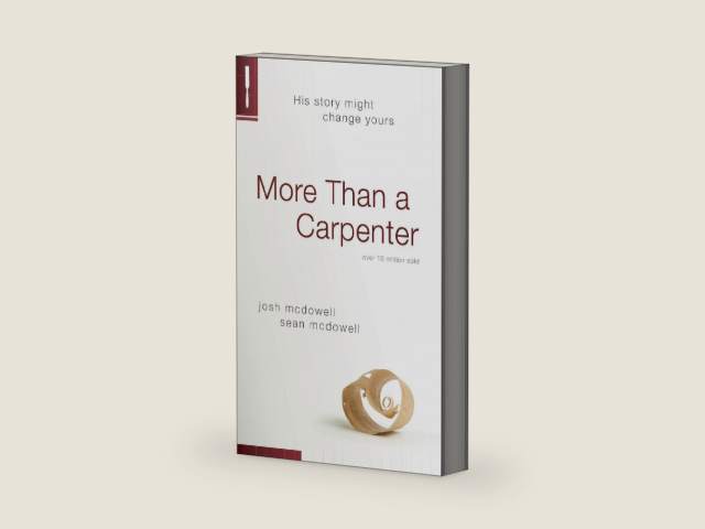 More Than a Carpenter by Josh McDowell | barcode:9781414326276 | source:'9781414326276-right-three-quarter.jpg