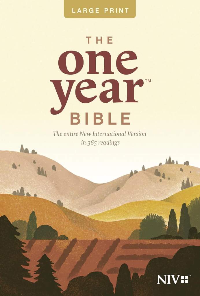 NIV The One Year Bible Premium Slimline/Large Print-Softcover by Tyndale | barcode:9781414359854 | source:'9781414359854.jpg