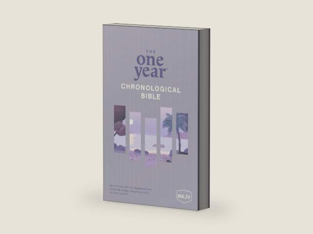 The One Year Chronological Bible NKJV (Softcover) by Tyndale | barcode:9781414376561 | source:'9781414376561-right-three-quarter.jpg
