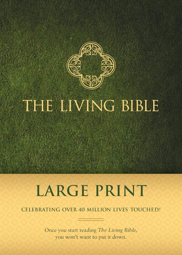 The Living Bible Large Print Edition (Hardcover, Green) by Tyndale | barcode:9781414378572 | source:'9781414378572.jpg