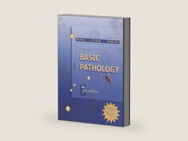 Robbins Basic Pathology Updated Edition: With STUDENT CONSULT Online Access (Robbins Pathology) by Vinay Kumar MBBS MD FRCPath | barcode:9781416025344 | source:'9781416025344-right-three-quarter.jpg