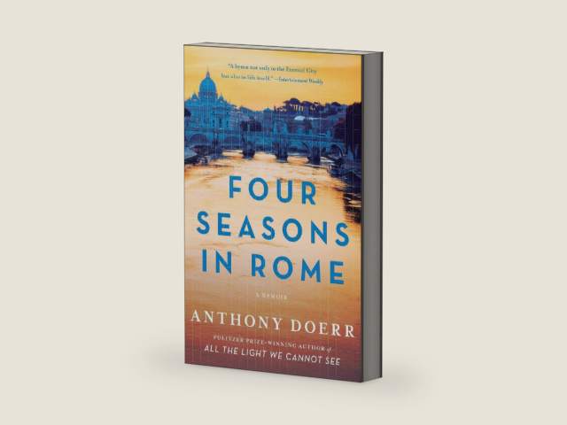 Four Seasons in Rome: On Twins, Insomnia, and the Biggest Funeral in the History of the World by Anthony Doerr | barcode:9781416545972 | source:'9781416545972-right-three-quarter.jpg