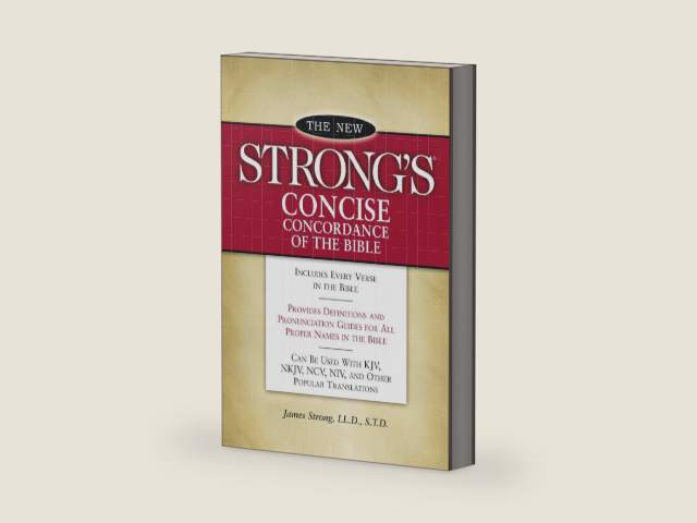 New Strong's Concise Concordance of the Bible by James Strong | barcode:9781418501488 | source:'9781418501488-right-three-quarter.jpg
