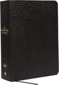 NKJV, MacArthur Study Bible, Large Print, Black Bonded Leather, Thumb Indexed: Unleashing God's Truth One Verse at a Time (Holy Bible, New King James Version) by Thomas Nelson | barcode:9781418542252 | source:'9781418542252.jpg
