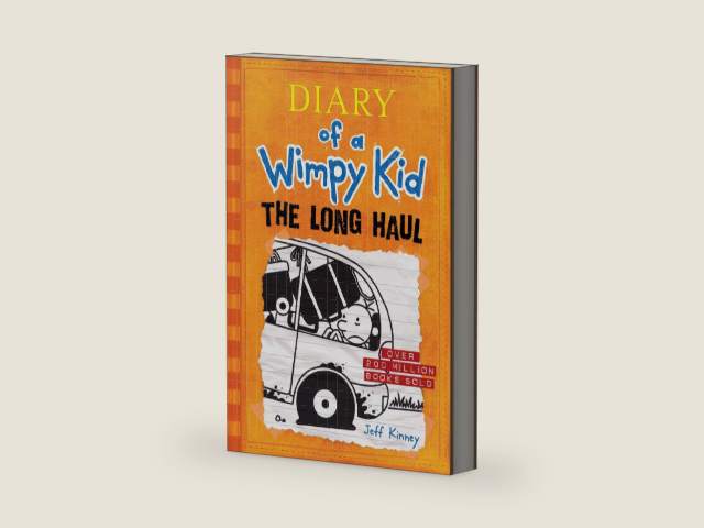 The Long Haul (Diary of a Wimpy Kid #9): A wildly funny family road trip from the #1 international bestselling Diary of a Wimpy Kid series (Book 9) (Volume 9) by Jeff Kinney | barcode:9781419741951 | source:'9781419741951-right-three-quarter.jpg