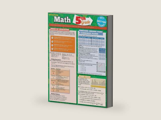 Math, 5th Grade by Inc. BarCharts | barcode:9781423225102 | source:'9781423225102-right-three-quarter.jpg