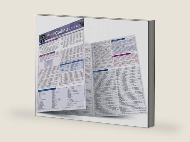 Medical Coding ICD-10-PCS: a QuickStudy Laminated Reference Guide by Shelley C Safian | barcode:9781423236559 | source:'9781423236559-right-three-quarter.jpg