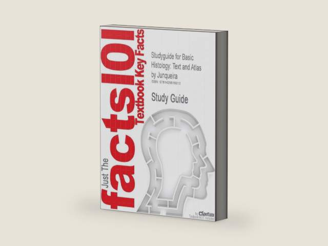 Studyguide for Basic Histology: Text and Atlas by Junqueira by Cram101 Textbook Reviews | barcode:9781428819313 | source:'9781428819313-right-three-quarter.jpg