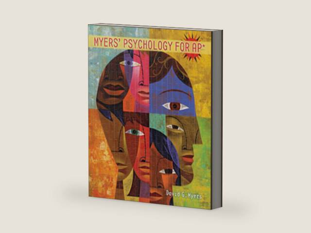Myers' Psychology for AP® by David G. Myers | barcode:9781429244367 | source:'9781429244367-right-three-quarter.jpg