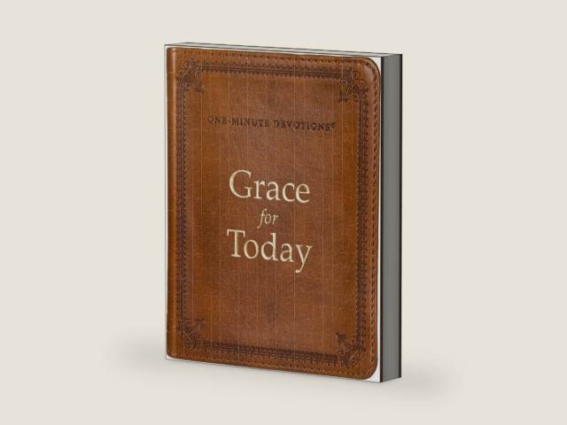 One Minute Devotions Grace for Today by Christian Art Publishers | barcode:9781432109172 | source:'9781432109172-right-three-quarter.jpg