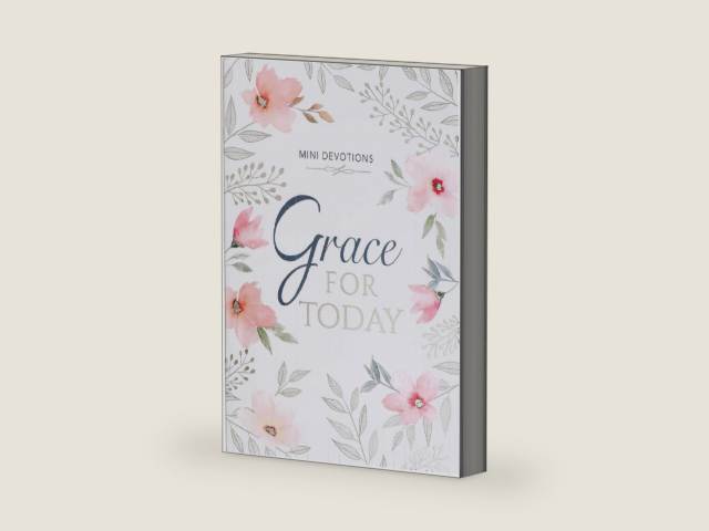 Mini Devotions Grace For Today - 180 Short and Encouraging Devotions on Grace, Pocket Size Gift Book for Women | 180 Short and Encouraging Devotions on Grace - Gift Book for Women, Pocket Size by Christian Art Publishers | barcode:9781432131418 | source:'9781432131418-right-three-quarter.jpg