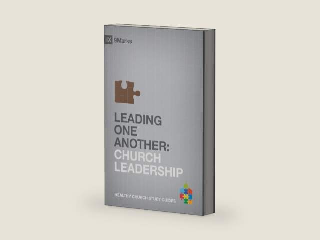 Leading One Another: Church Leadership (9Marks Healthy Church Study Guides) by Bobby Jamieson | barcode:9781433525605 | source:'9781433525605-right-three-quarter.jpg