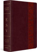 ESV Study Bible, Large Print (TruTone, Mahogany, Trellis Design) by ESV Bibles | barcode:9781433545177 | source:'9781433545177.jpg