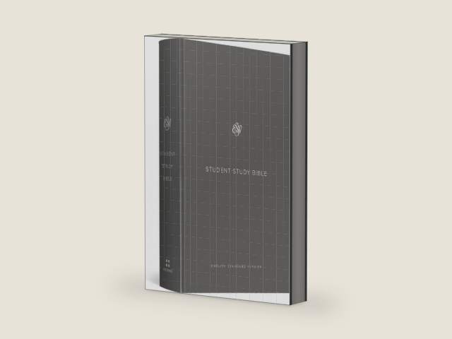 ESV Student Study Bible (Hardcover, Gray): Holy Bible, English Standard Version by ESV Bibles | barcode:9781433548055 | source:'9781433548055-right-three-quarter.jpg