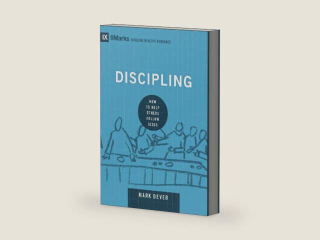 Discipling: How to Help Others Follow Jesus (Building Healthy Churches) by Mark Dever | barcode:9781433551222 | source:'9781433551222-right-three-quarter.jpg