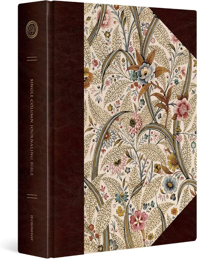 ESV Single Column Journaling Bible, Large Print (Summer Garden) by ESV Bibles | barcode:9781433555268 | source:'9781433555268.jpg