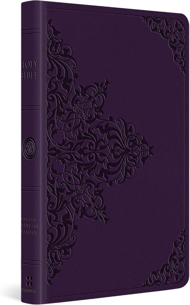 ESV Large Print Value Thinline Bible (TruTone, Lavender, Filigree Design) by ESV Bibles | barcode:9781433566844 | source:'9781433566844.jpg