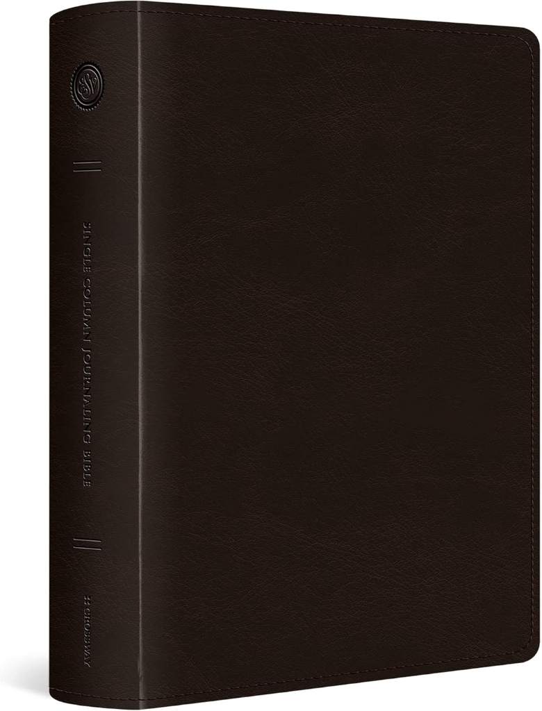 ESV Single Column Journaling Bible, Large Print (TruTone, Deep Brown): Holy Bible, English Standard Version by ESV Bibles | barcode:9781433568749 | source:'9781433568749.jpg