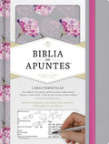 Biblia Reina Valera 1960 de apuntes gris y floreado , tela impresa | RVR 1960 NoteTaking Bible, Grey and Pink, Cloth over Board (Spanish Edition) by B&H Español Editorial Staff | barcode:9781433650529 | source:'9781433650529.jpg