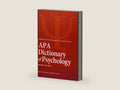 APA Dictionary of Psychology® (APA Reference Books Collection) by Gary R. VandenBos | barcode:9781433819445 | source:'9781433819445-right-three-quarter.jpg