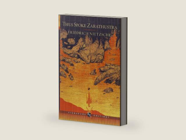 Thus Spoke Zarathustra (Barnes & Noble Signature Edition) (Barnes & Noble Signature Editions) by Friedrich Nietzsche | barcode:9781435136441 | source:'9781435136441-right-three-quarter.jpg